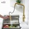 Kibi Macon Single Handle Pull Down Kitchen Sink Faucet with Soap Dispenser C-KKF2007BG-KSD100BG - alternate 6